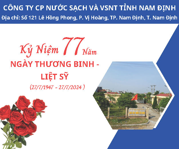 Nước sạch Nam Định